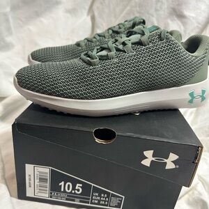 Under Armour Olive Knit Sneakers UA ripple